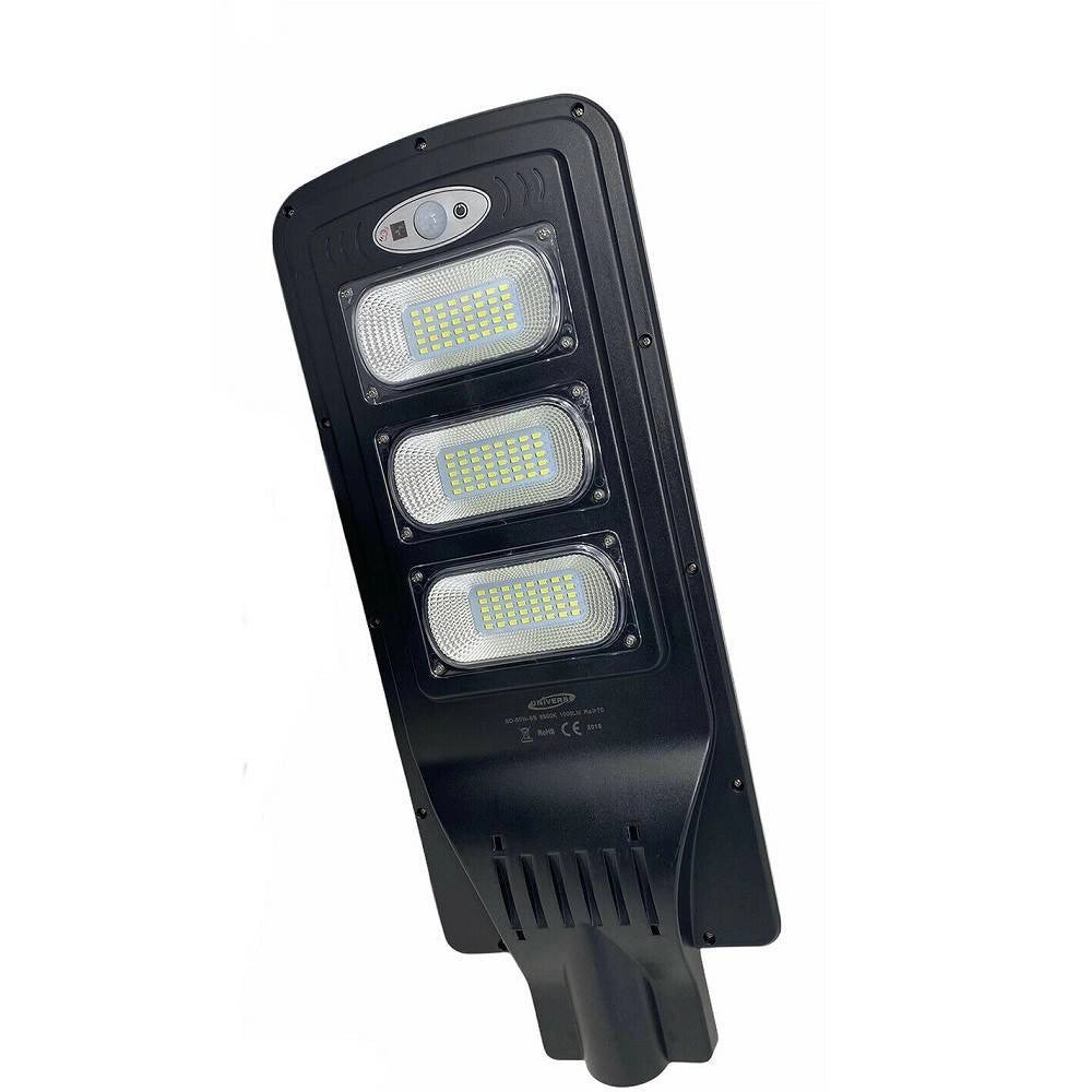 Trade Shop - Lampione Stradale 60 W Con Pannello Solare Faro Con Crepuscolare Ip65 So-60w-ss -