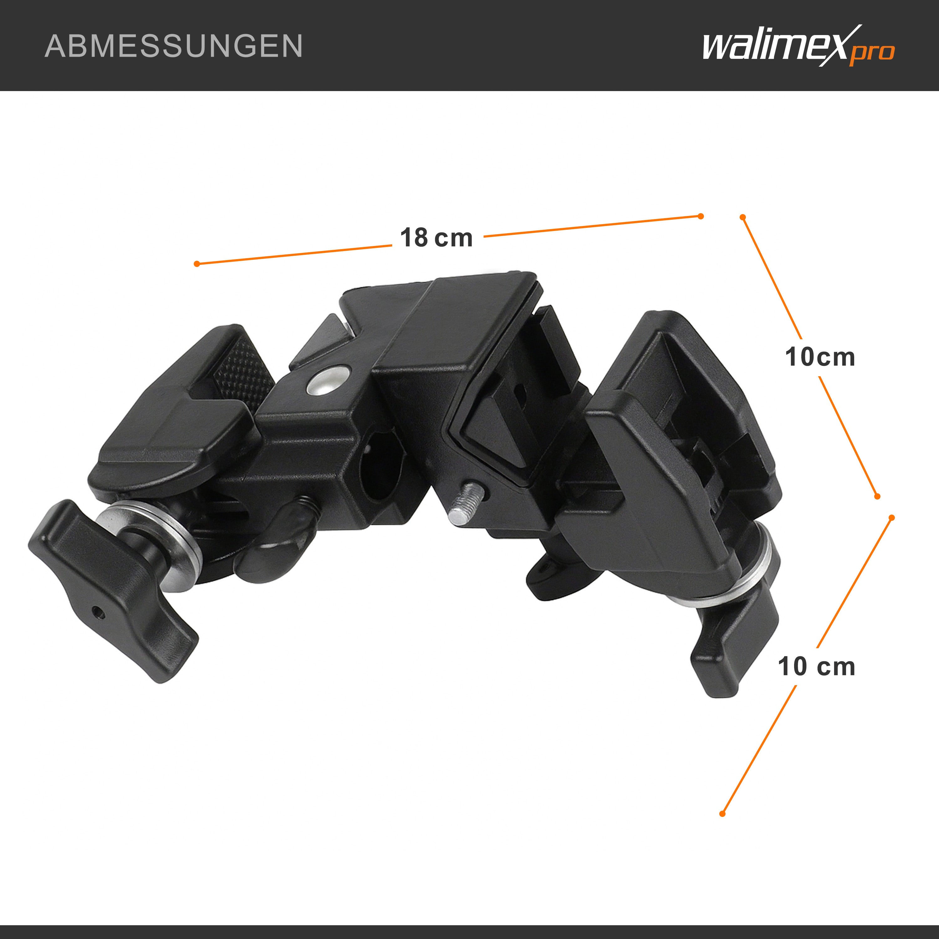 Walimex doppio morsetto super