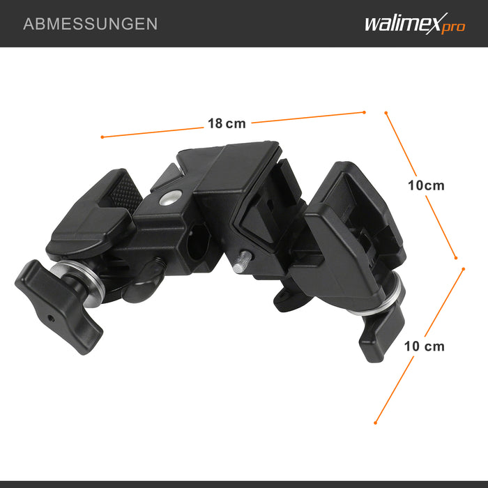 Walimex doppio morsetto super