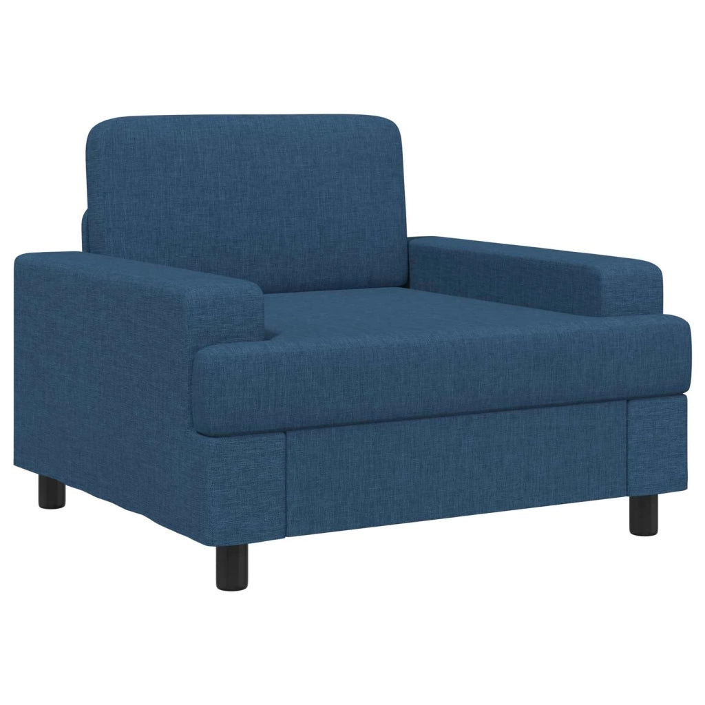 Poltrona Blu Tessuto 42043462