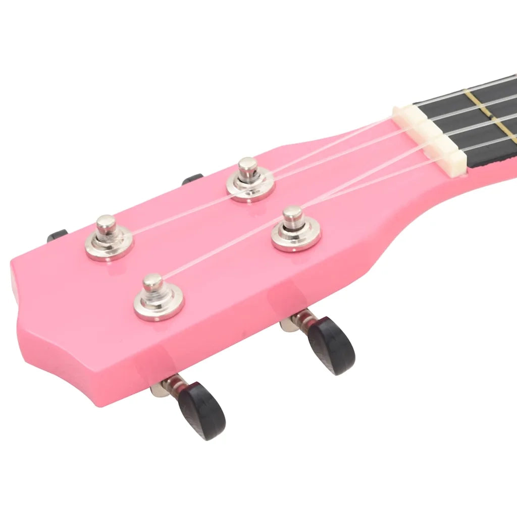 Set Ukulele Soprano con Borsa per Bambini Rosa 23" CFW3442641