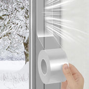 Dichiarazione di Impermeabilizzazione per Finestre e Porte - 3cm x 10m - Isolazione Idrorepellente, Nessuna Residua, per Inverno e Tozzo Stopper