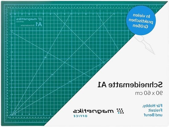 Snodo di taglio autoassemblabile - doppio lato verde - 90x60cm - DIN A1