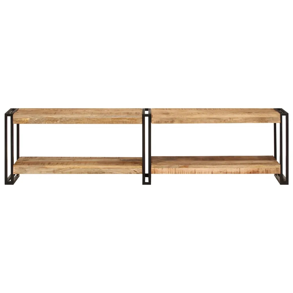 Mobile Porta TV 160x30x40 cm in Legno Massello di Mango 356174