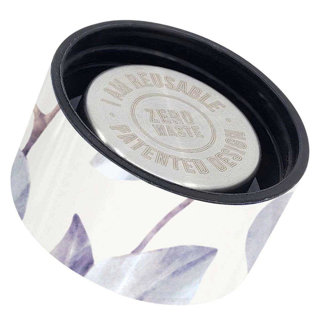 Bottiglia Termica 510 ml con Decorazione Floreale Bouquet Ermetica Grigio Quokka