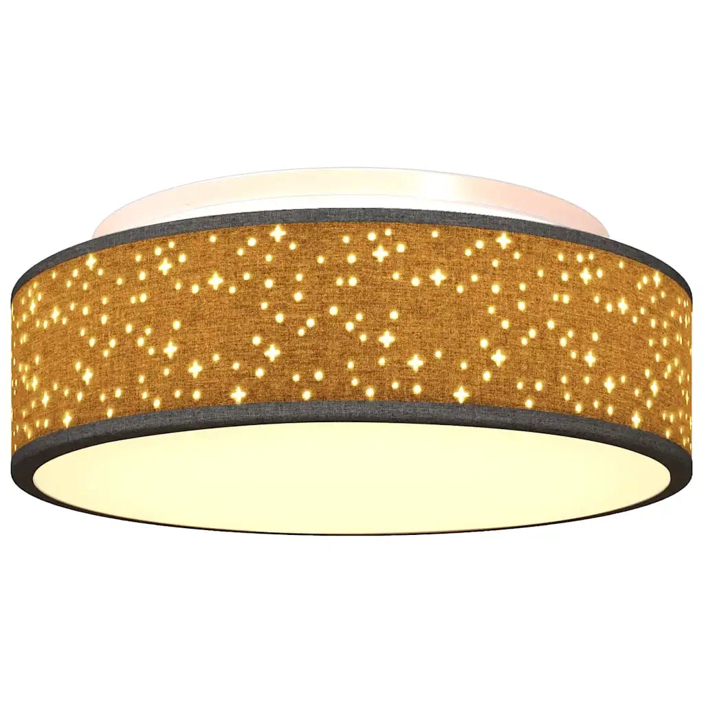 Lampada da soffitto Nero 38 x 38 x 13,5 cm Tessuto CFW7019842