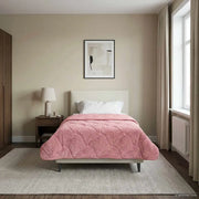 Duvet Estivo Rosa 140 x 220 cm Microfibra e Fleece Teddy