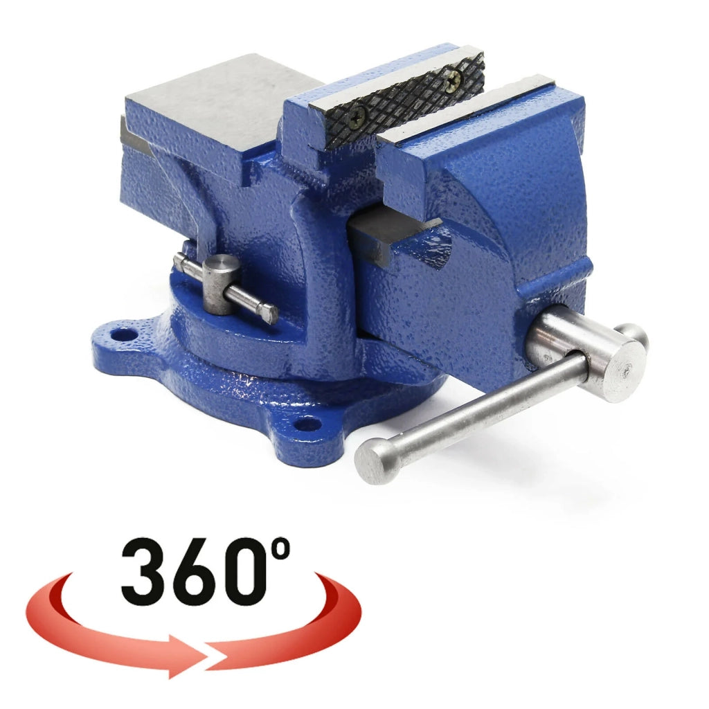 Morsa per impieghi gravosi con ganasce di serraggio da 75 mm rotazione di 360 gradi incudine da officina 16_0000325