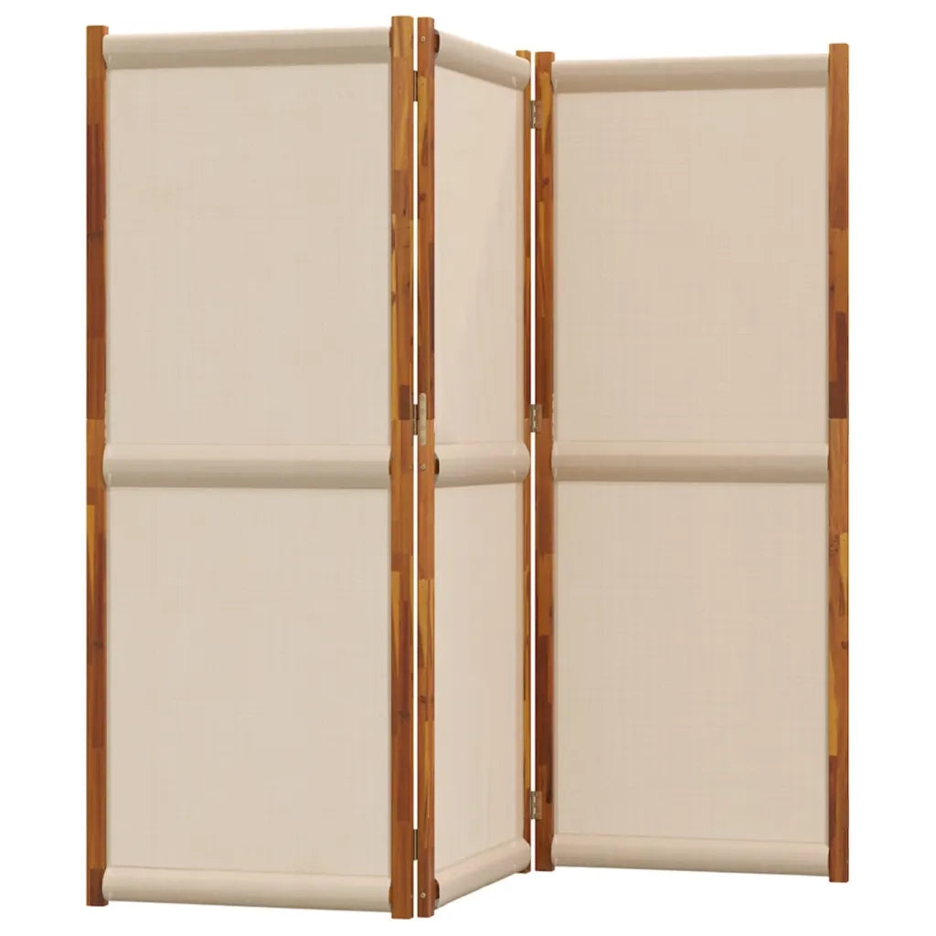 Divisorio Ambienti | Divider per stanze | Paravento a 3 Pannelli Tortora 210x180 cm