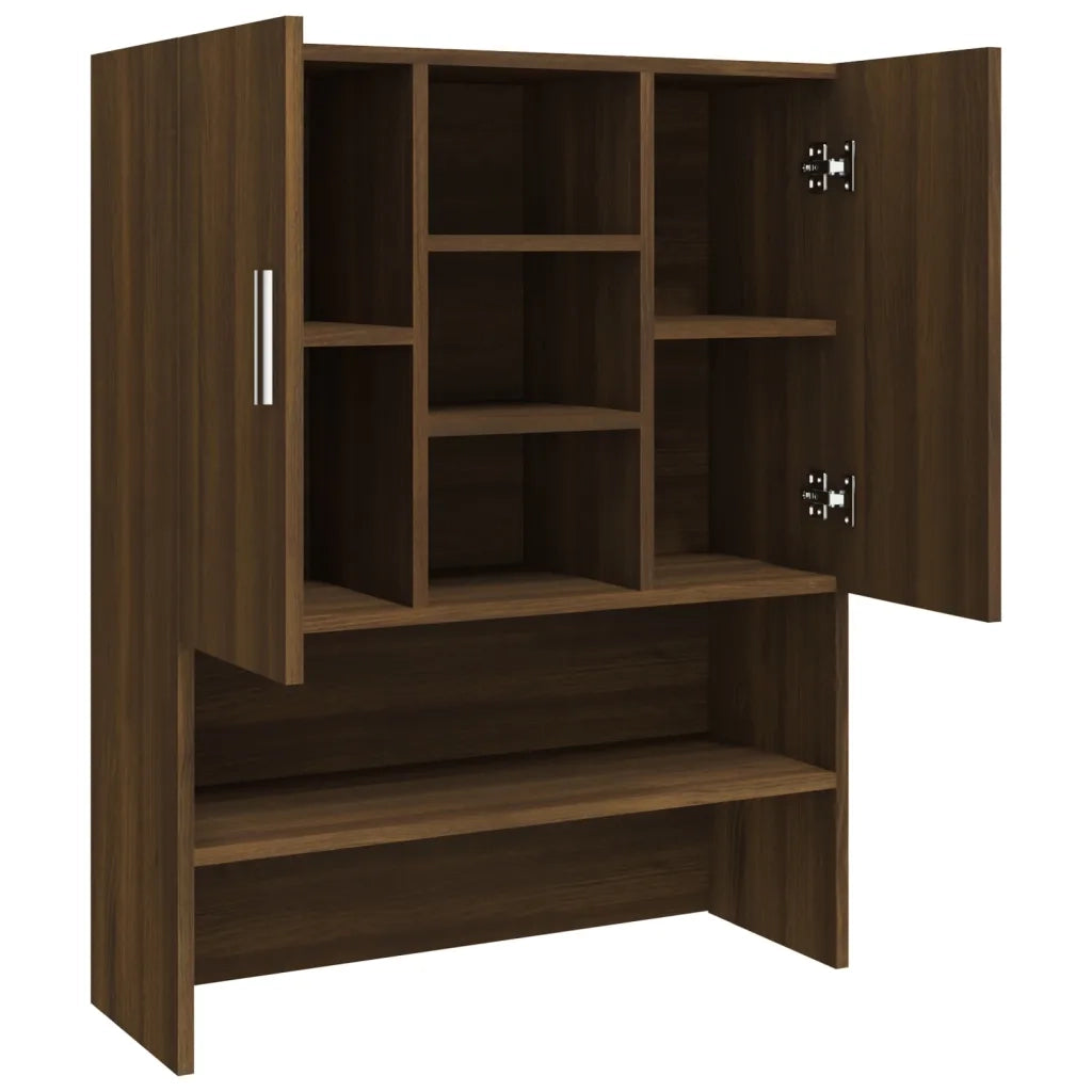 Mobile per Lavatrice Rovere Marrone 70,5x25,5x90 cm CFW9588645