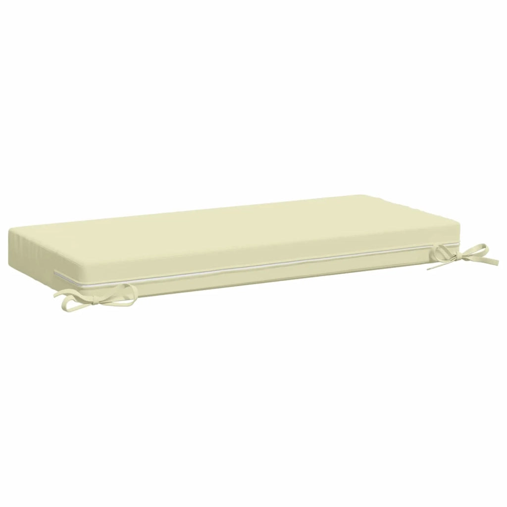 Cuscini per Panchina a 2 Pezzi SOEST 2 pz 100% Poliestere Crema 949579