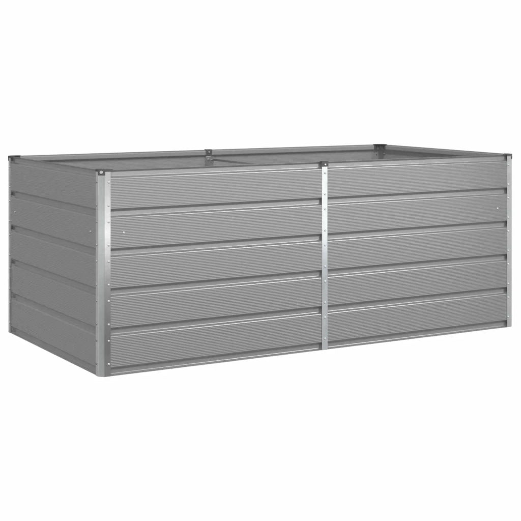 Fioriera Grigio chiaro 195 x 100 x 75 cm Acciaio zincato 42018168