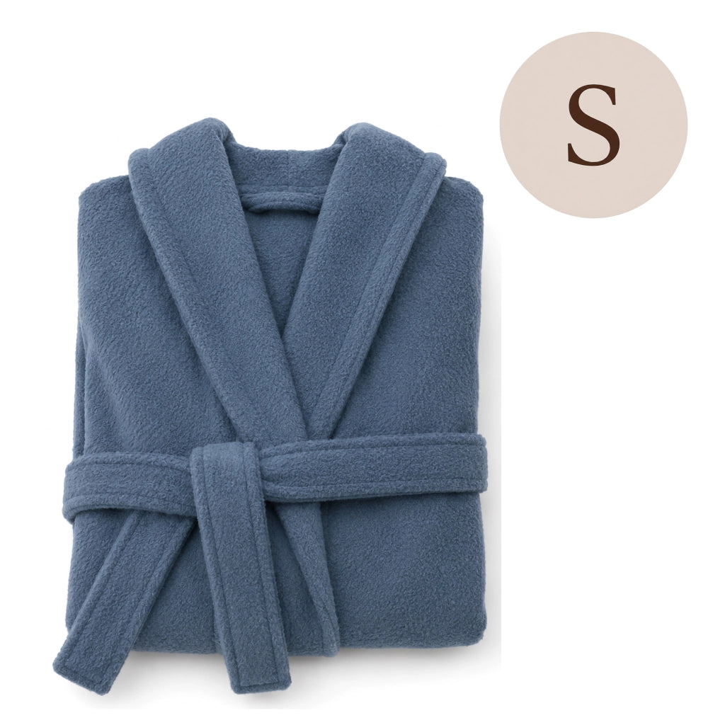 Satofa, Accappatoio 100% Cotone con Cappuccio, blu Fiordaliso