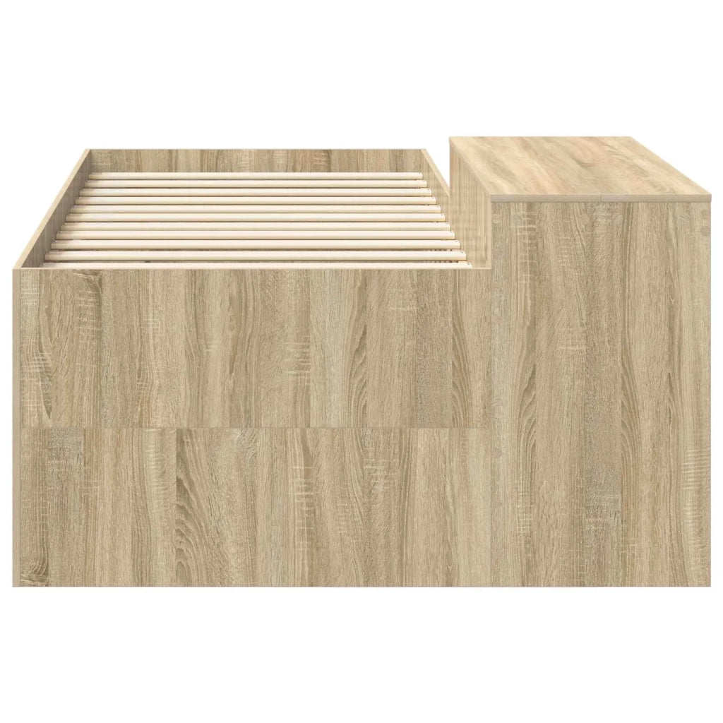 Letto alto per bambini con scrivania Rovere Sonoma 3422677