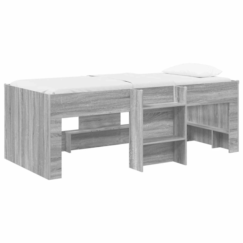 Letto Alto per Bambini Sonoma grigio 75 x 190 cm 3422592
