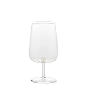 Bilia Calice da Vino in Vetro Borosilicato Bianco Set da 6 Pezzi - Design Elegante con Sfera Colorata sul Fondo per Tavole Raffinate ed Esclusive