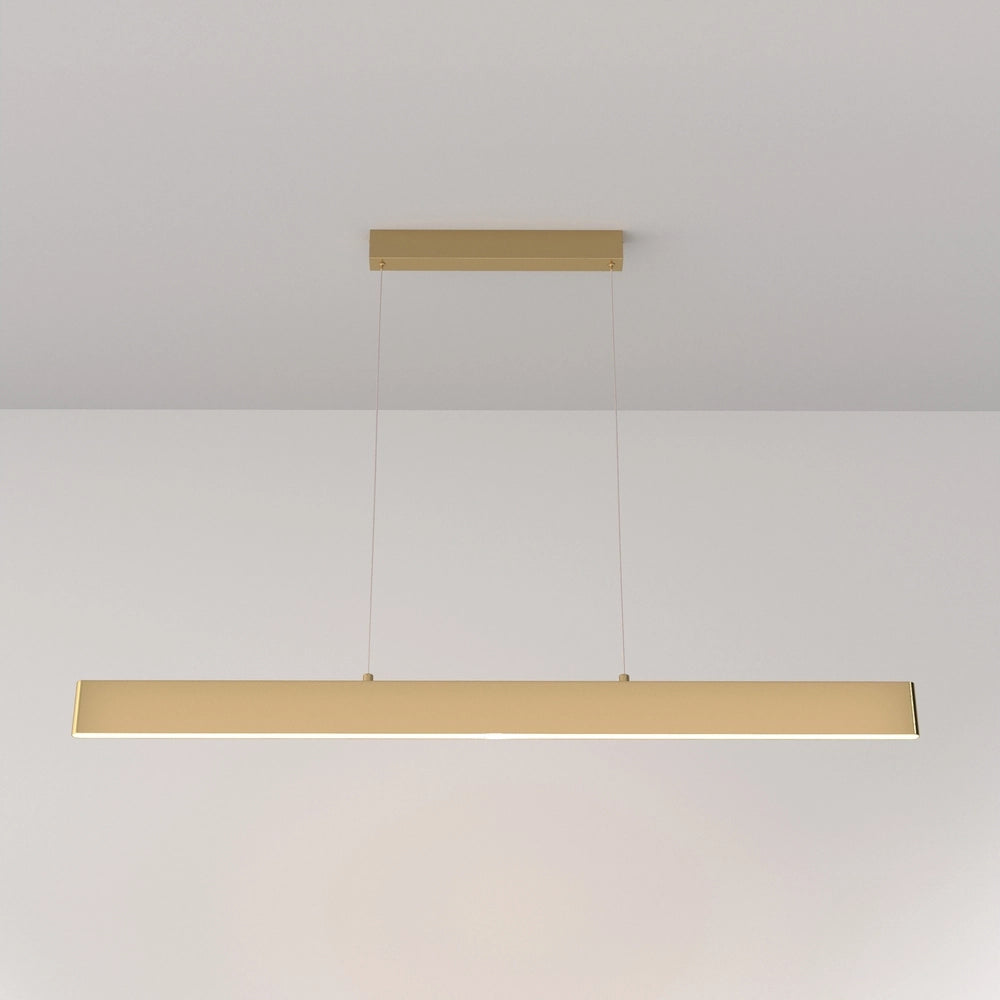 Lampadario A Sospensione Moderno Step Metallo Oro Luce Led Integrato 30W