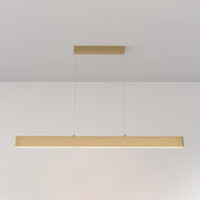 Lampadario A Sospensione Moderno Step Metallo Oro Luce Led Integrato 30W