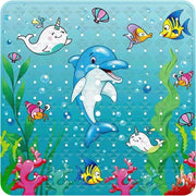 Matte Antiscivolo con Zanzariere - Lavabile a Macchina - Dimensioni 53x53 cm - Materiali PVC di Alta Qualità - Sicuro e Antiscivolo