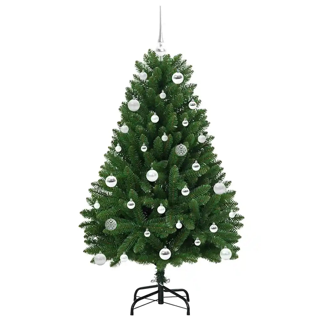 Albero di Natale | Decorazioni natalizie artificiale Verde 150 cm PVC e Metallo