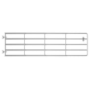 Cancello da Giardino in Acciaio-Porta da giardino 5 Sbarre (115-300)x90cm Argento
