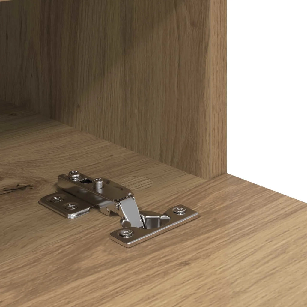 Mobiletti TV da Parete 2 pcs Rovere artigianale 60 x 30 x 30 cm 882925