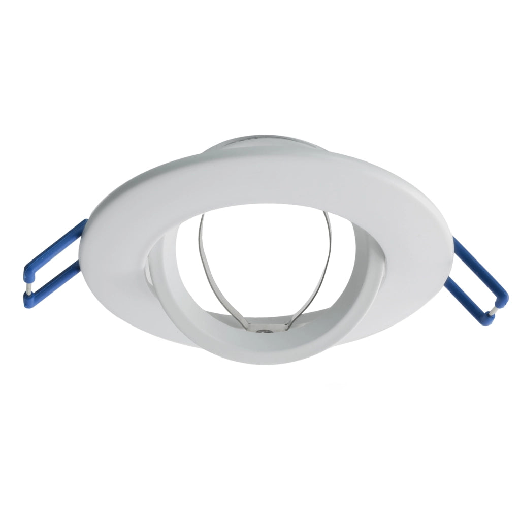 Faretto tondo incasso foro 7cm lampada orientabile LED 8W GU10 luce soffitto BIANCO LUCE 4000K