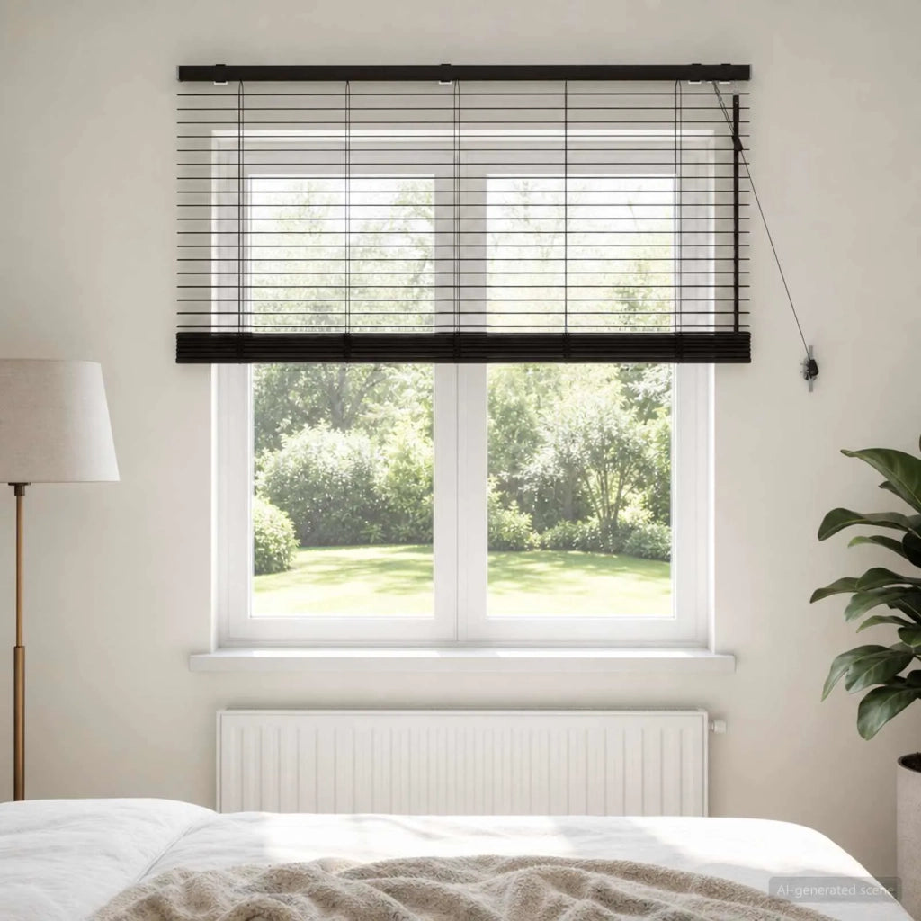 Tenda Veneziana Marrone Scuro 140 x 130 cm 35 mm 42015549