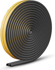 Tappo ad esclusione - Telaio adesivo espanso per isolamento serranda - 9mm x 6mm x 25 metro - 2 sigillature - nero