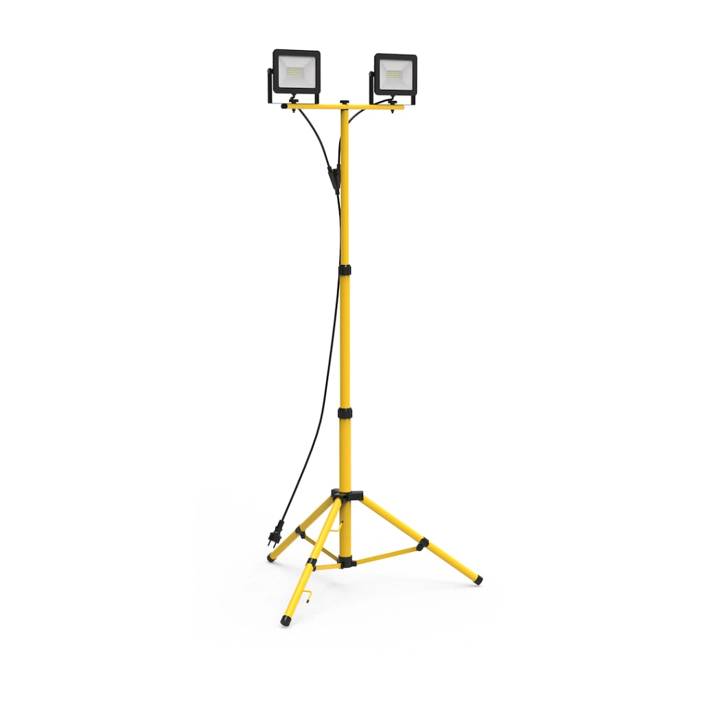 Faro LED su treppiede 2x50W 4000K IP44 Bobby Eko-Light