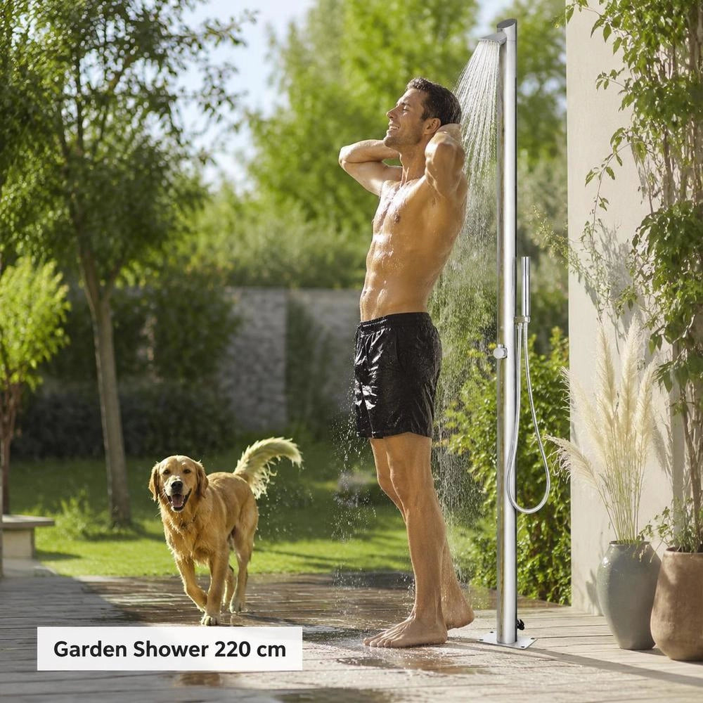 Garden Shower 220 Cm Stainless Steel