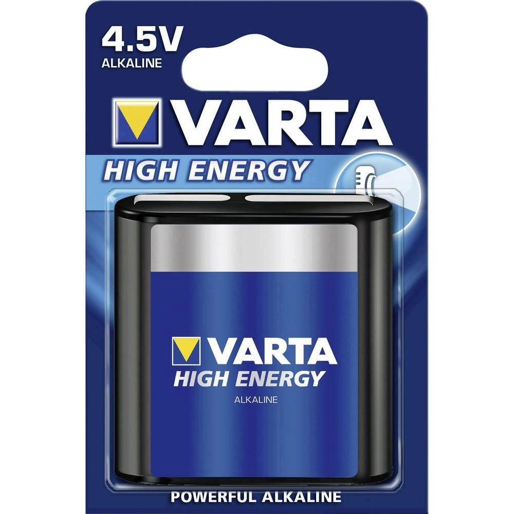Blister 1 batteria 4,5V piatta VARTA high energy alcalina 3LR12
