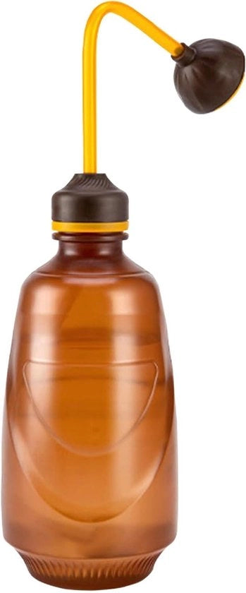 Douchino per piante 450 ml - per interni ed esterni - colore miele - per innesti bonsai - goccia delicata