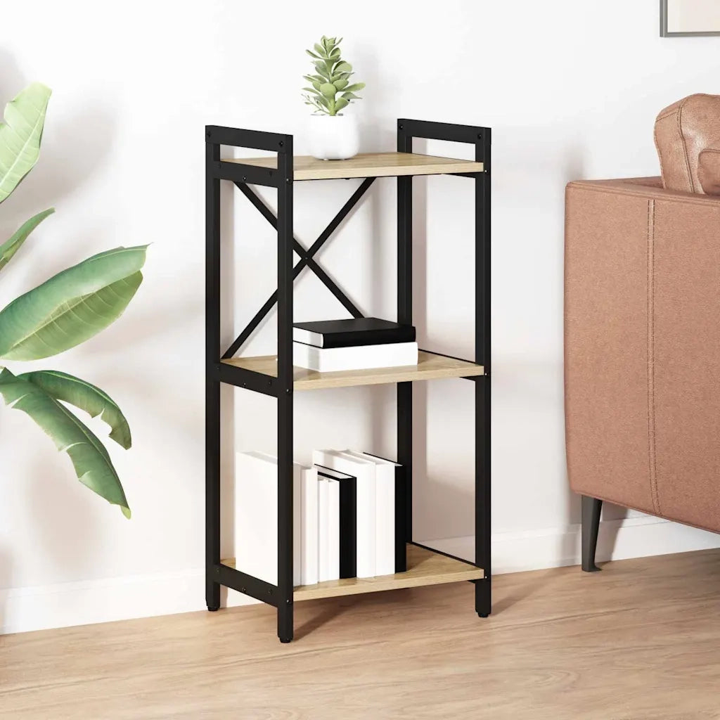 vidaXL Libreria rovere sonoma 40 x 30 x 83 cm Legno multistrato