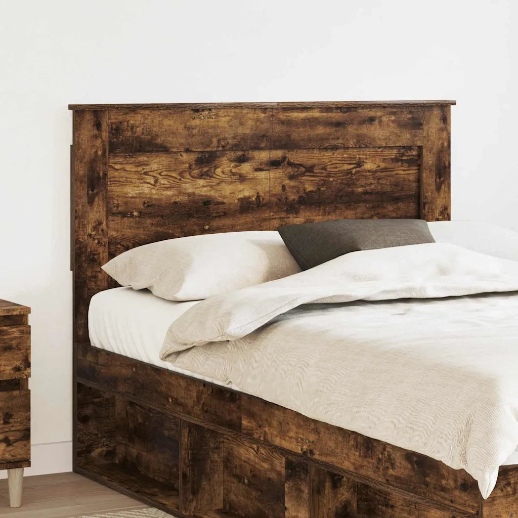 Testiera-Testata-Testiera Decorativa Rovere fum¨¦ 120 cm Legno multistrato 975415