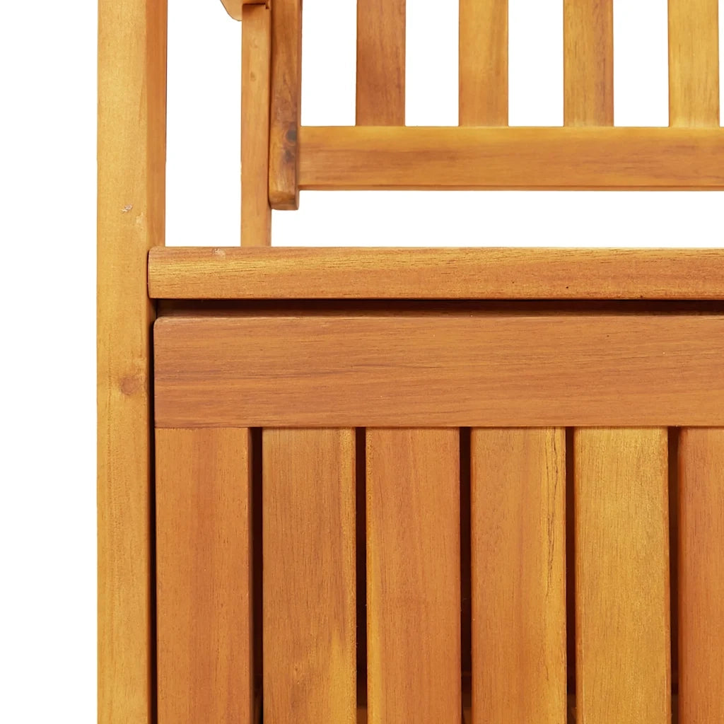 Cassapanca da Giardino 120 cm in Legno Massello di Acacia 310279