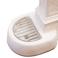 Fontana da Giardino Senza Rubinetto in Cemento Granulato di Marmo Pisa Rosa