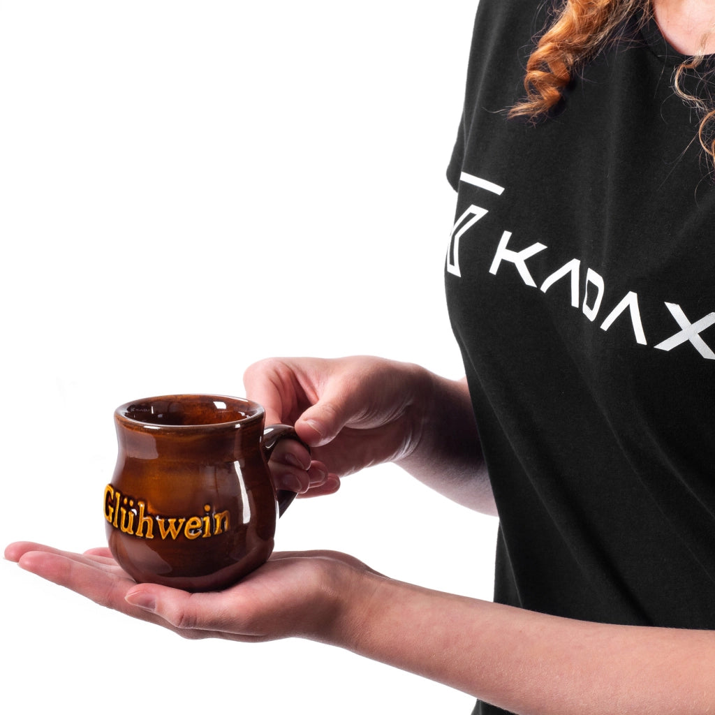 KADAX Kubek z uchem i napisem Gl?hwein 0,25l pakie