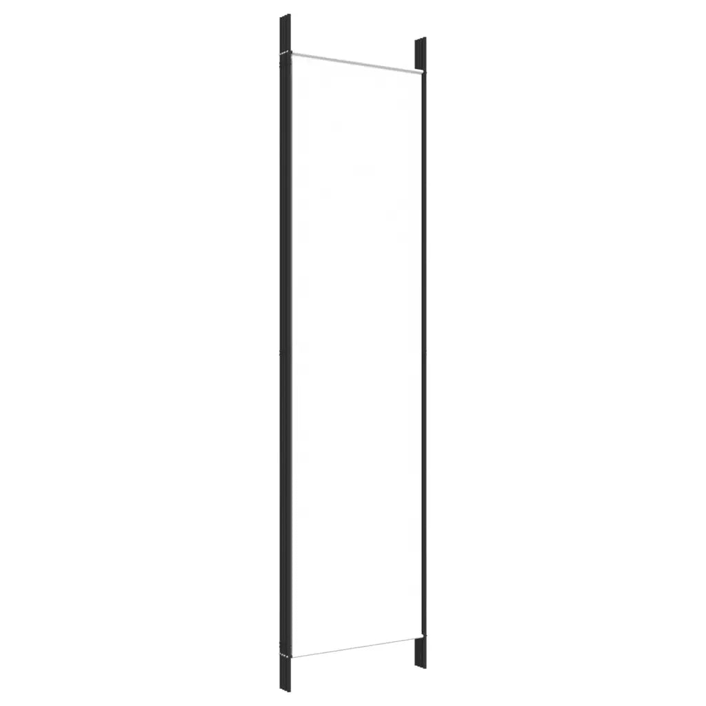Divisorio Ambienti | Divider per stanze | Paravento a 4 Pannelli Bianco 200x200 cm Tessuto