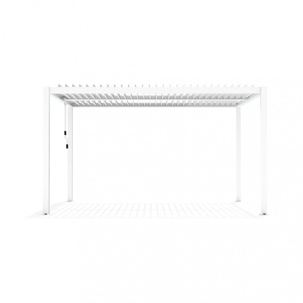 Pergola Bioclimatica 3x4 m in Alluminio Bianco