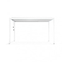 Pergola Bioclimatica 3x4 m in Alluminio Bianco