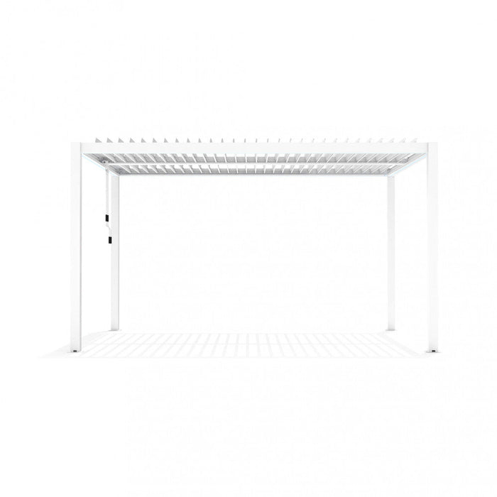 Pergola Bioclimatica 3x4 m in Alluminio Bianco