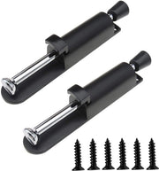 Accessori per le porte - 2x Ferma Porta Adattabile - Acciaio Inossidabile - Progettato a Sferza - Comando a Pedale - Incluso Kit di Viti - Ferma Porta di Sicurezza