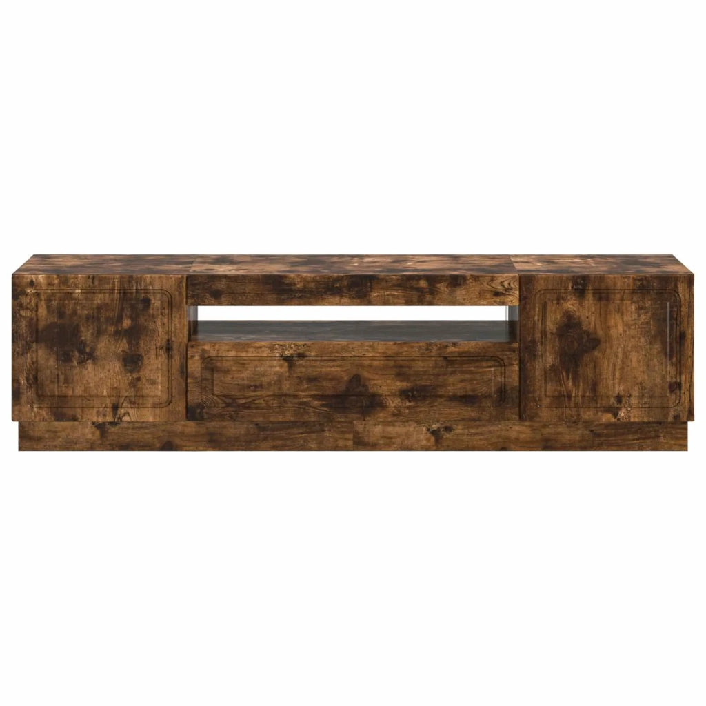 Mobile TV LED Rovere Fumo Legno ingegnerizzato 897790