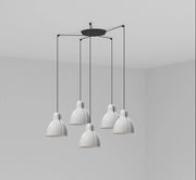 VENICE 5L, Lampada a Sospensione per Interni, Faro Barcelona Colore: Bianco