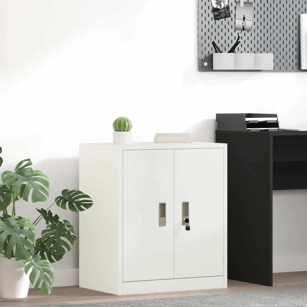 Armadio Bianco 60 x 40 x 70 cm Acciaio 891723