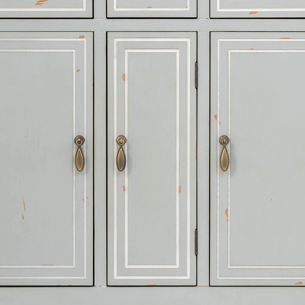 Credenza in legno con 3 cassetti e 3 ante 90x38x98,5