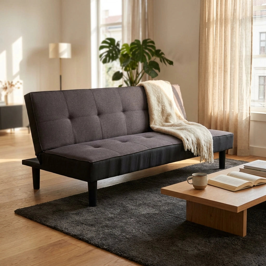 Divano Letto tre posti in Tessuto cm 180x86x78 - CIT