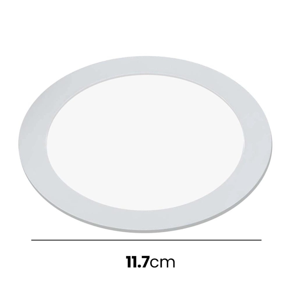 Pannello LED 6W Incassato Formato Rotondo 11.7cm 50000 Ore Bianco Avizar