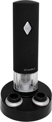 Doppi doppiatori elettrici - pompa automatica a vuoto - base ricaricabile - nero - 20 x 65 x 23 cm